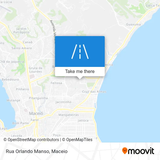 Rua Orlando Manso map