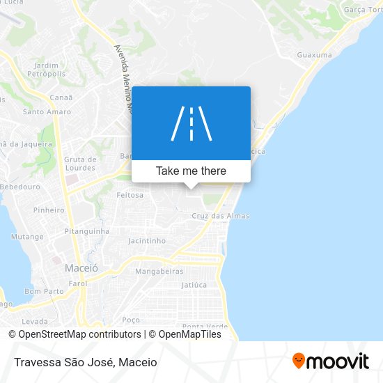 Travessa São José map