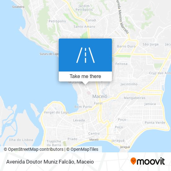 Mapa Avenida Doutor Muniz Falcão