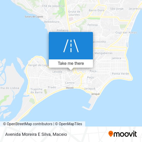 Avenida Moreira E Silva map