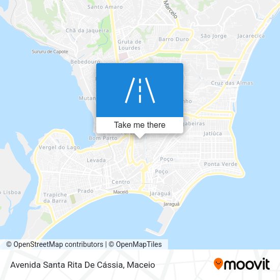 Avenida Santa Rita De Cássia map