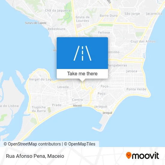 Rua Afonso Pena map
