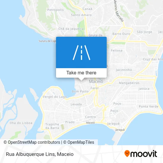 Rua Albuquerque Lins map