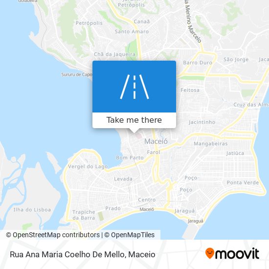 Mapa Rua Ana Maria Coelho De Mello