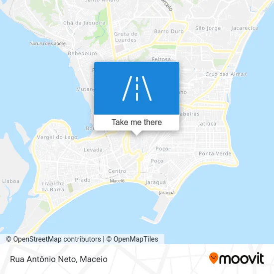 Rua Antônio Neto map