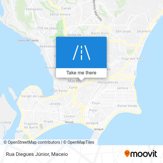 Rua Diegues Júnior map