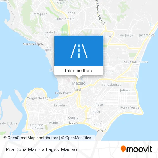 Rua Dona Marieta Lages map