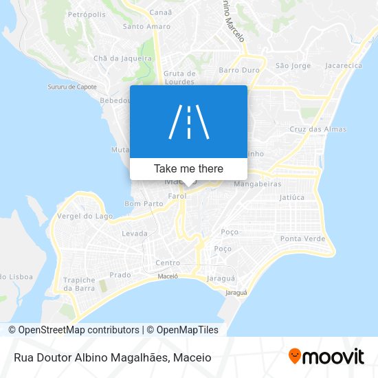 Rua Doutor Albino Magalhães map