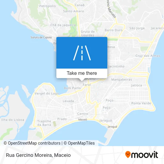 Rua Gercino Moreira map