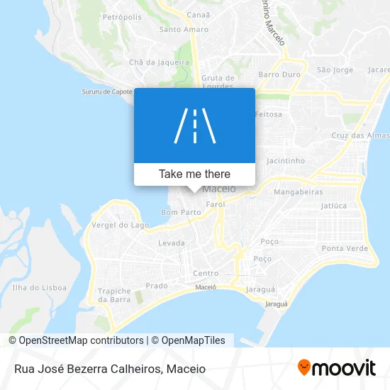Rua José Bezerra Calheiros map