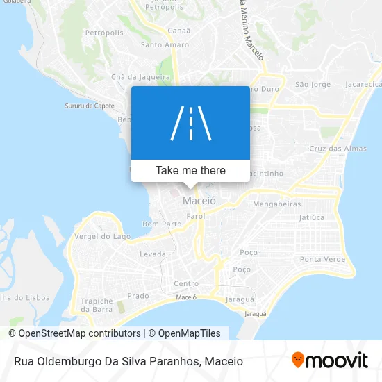 Rua Oldemburgo Da Silva Paranhos map