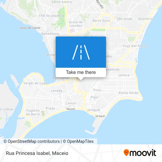 Rua Princesa Isabel map