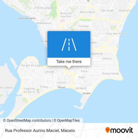 Rua Professor Aurino Maciel map