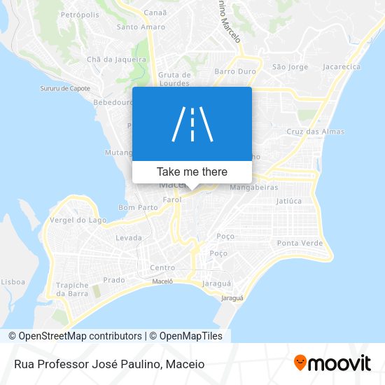 Rua Professor José Paulino map