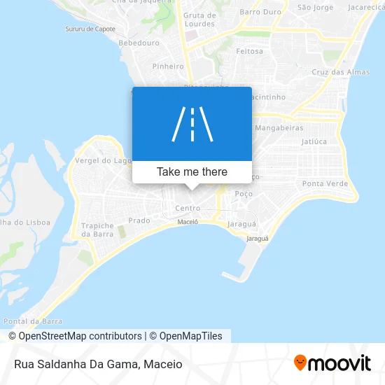 Rua Saldanha Da Gama map
