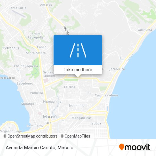 Avenida Márcio Canuto map