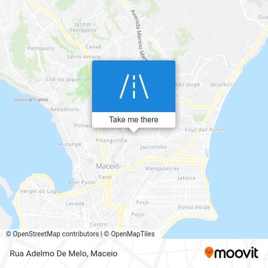 Rua Adelmo De Melo map