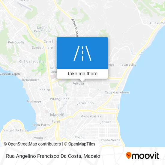 Rua Angelino Francisco Da Costa map