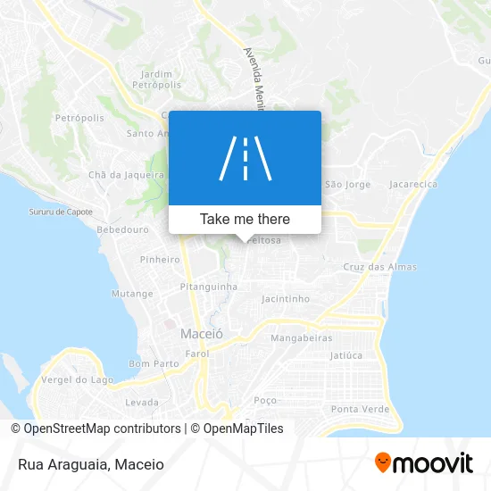Rua Araguaia map