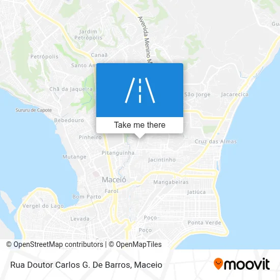 Rua Doutor Carlos G. De Barros map
