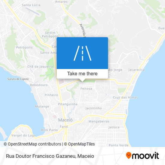 Rua Doutor Francisco Gazaneu map