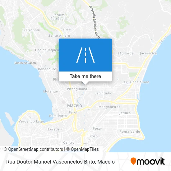 Rua Doutor Manoel Vasconcelos Brito map