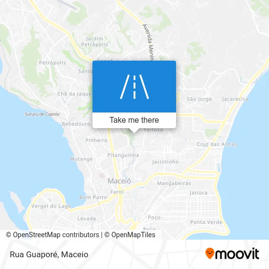 Rua Guaporé map