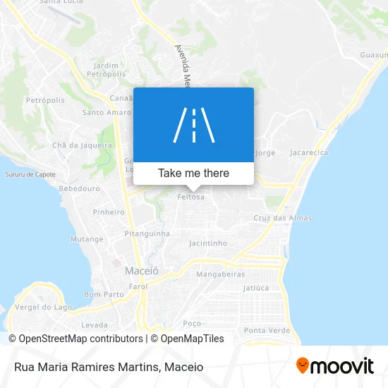 Rua Maria Ramires Martins map