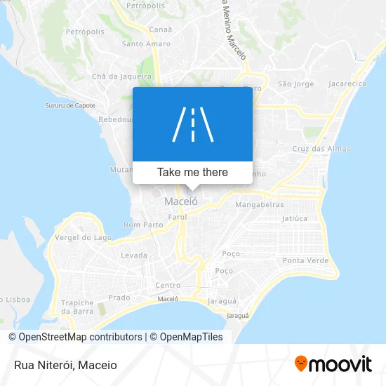 Rua Niterói map