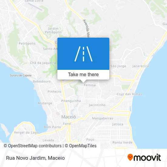 Rua Novo Jardim map