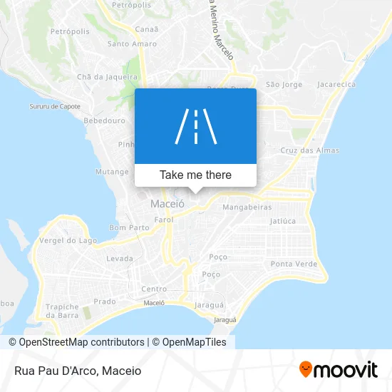 Rua Pau D'Arco map