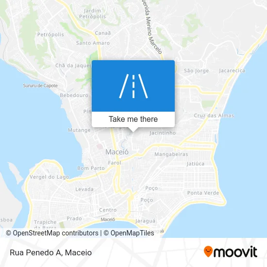 Rua Penedo A map