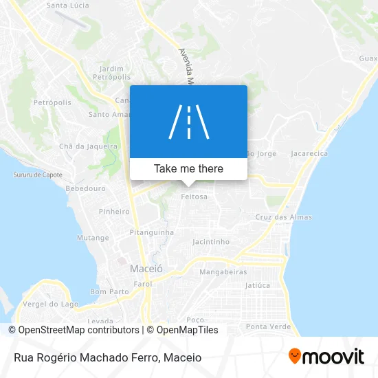 Rua Rogério Machado Ferro map