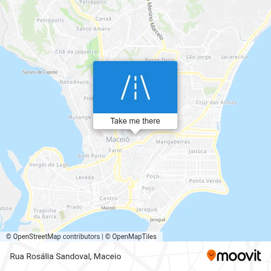 Rua Rosália Sandoval map