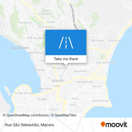 Rua São Sebastião map