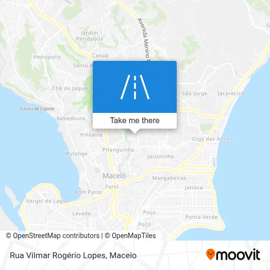 Rua Vilmar Rogério Lopes map