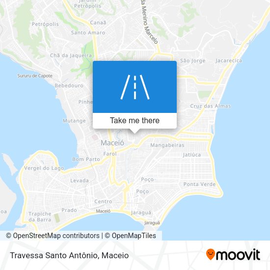 Travessa Santo Antônio map