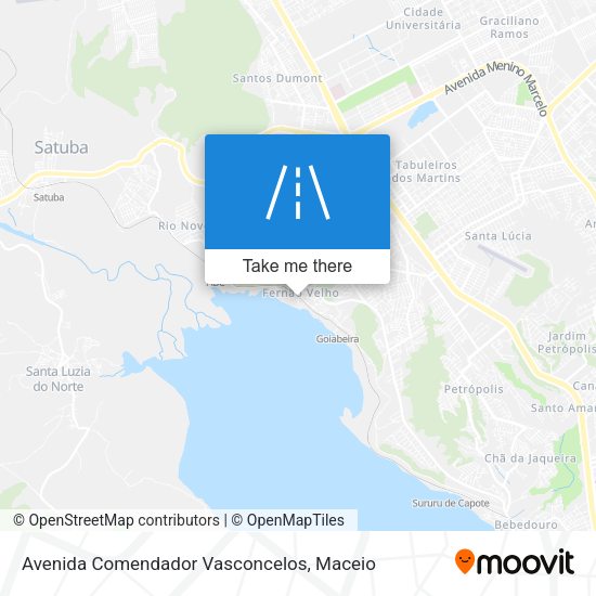 Avenida Comendador Vasconcelos map