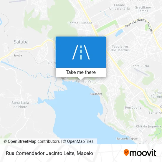 Rua Comendador Jacinto Leite map