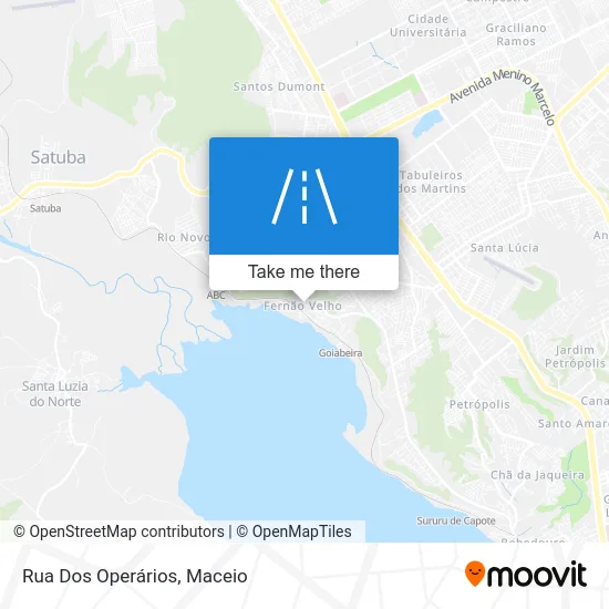 Rua Dos Operários map