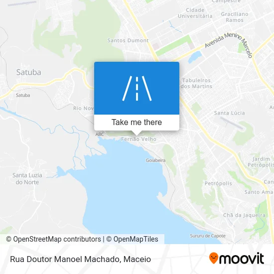 Rua Doutor Manoel Machado map