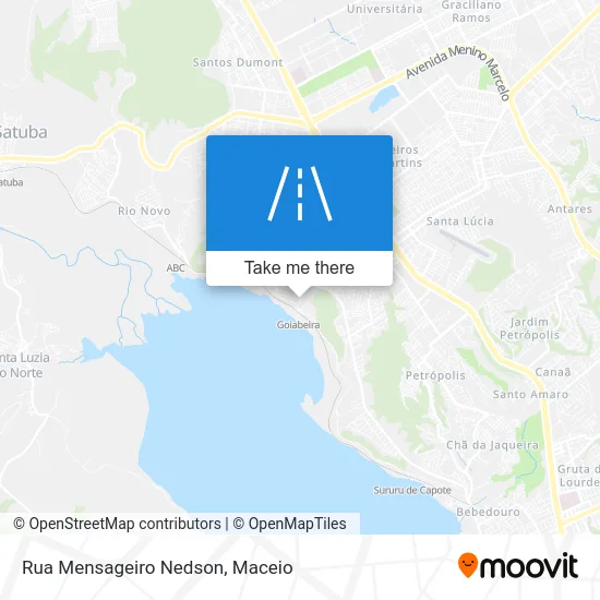 Rua Mensageiro Nedson map
