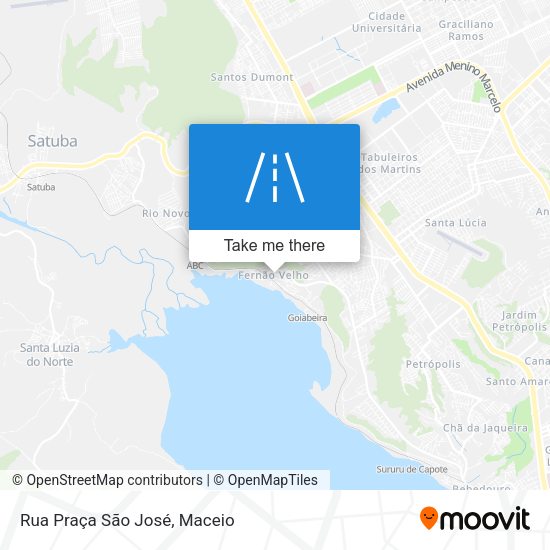 Rua Praça São José map