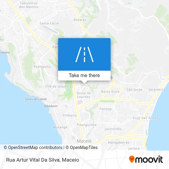 Rua Artur Vital Da Silva map