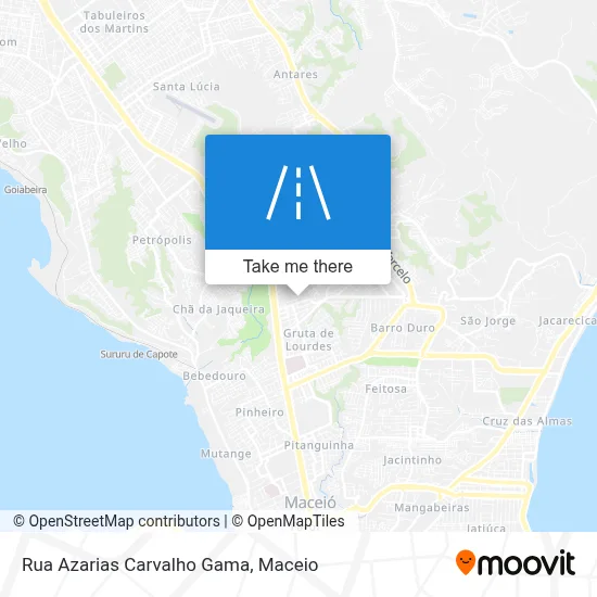Rua Azarias Carvalho Gama map