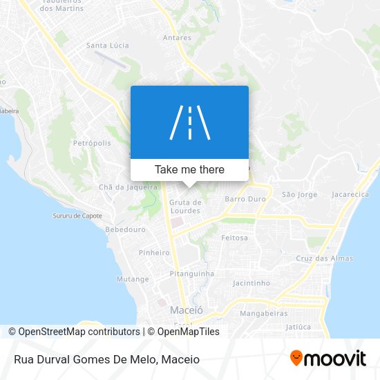 Rua Durval Gomes De Melo map
