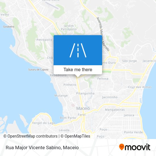 Rua Major Vicente Sabino map