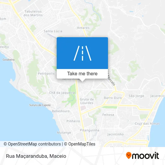 Rua Maçaranduba map