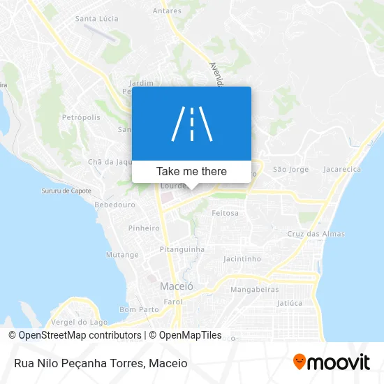 Rua Nilo Peçanha Torres map