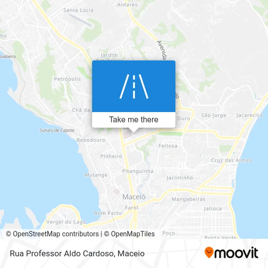 Rua Professor Aldo Cardoso map